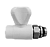 Клапан радиатора прямой (шаровой) ППР  белый 20x1/2" Jakko